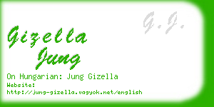 gizella jung business card